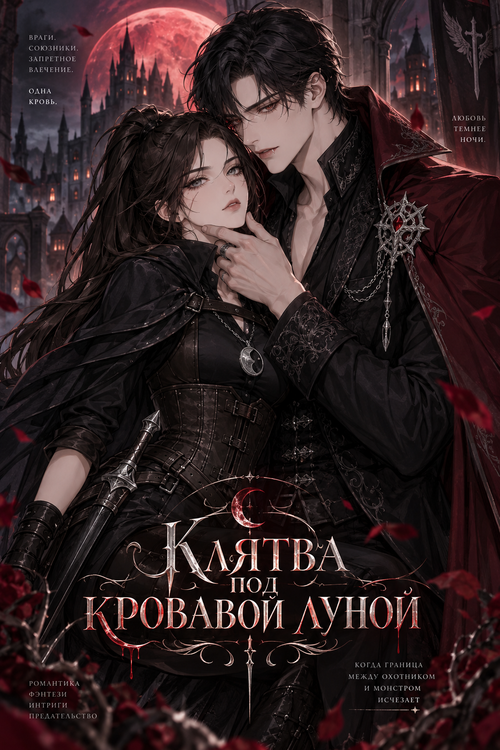 Обложка комикса «Клятва под кровавой луной»